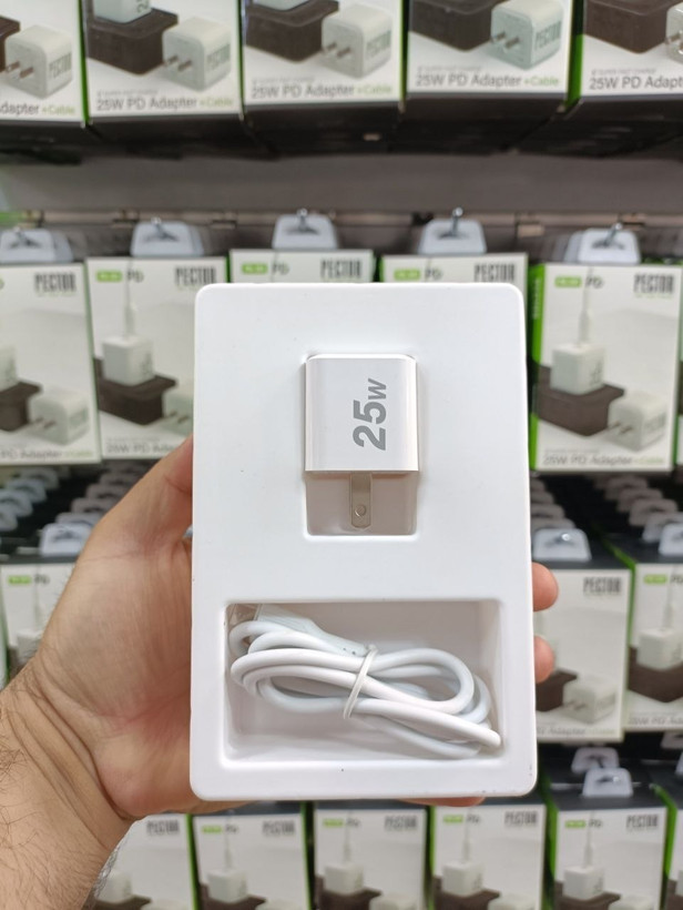 شارژر اورجینال 25W پکدار PECTOR مدل PA301 یکسال گارانتی/SUPER FAST
