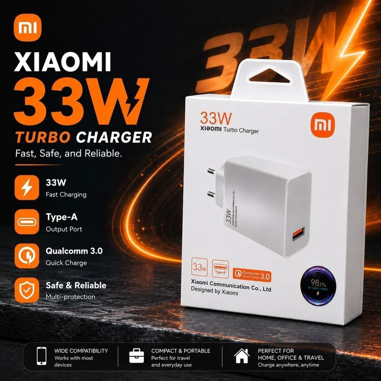 کلگی شارژر 33W شیائومی