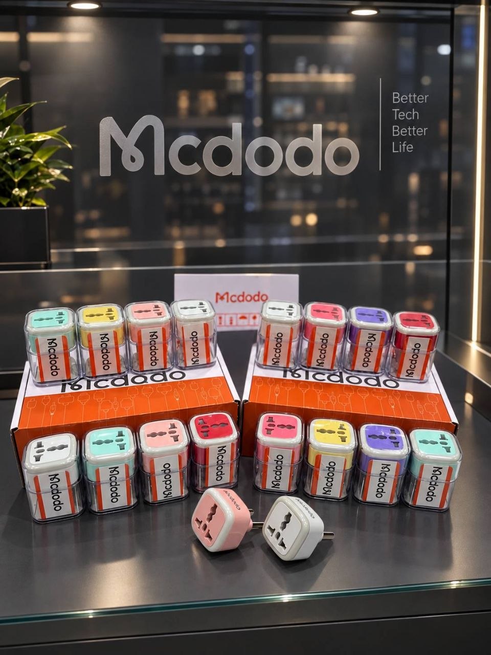 تبدیل 3 به 2 چراغ‌ دار Mcdodo