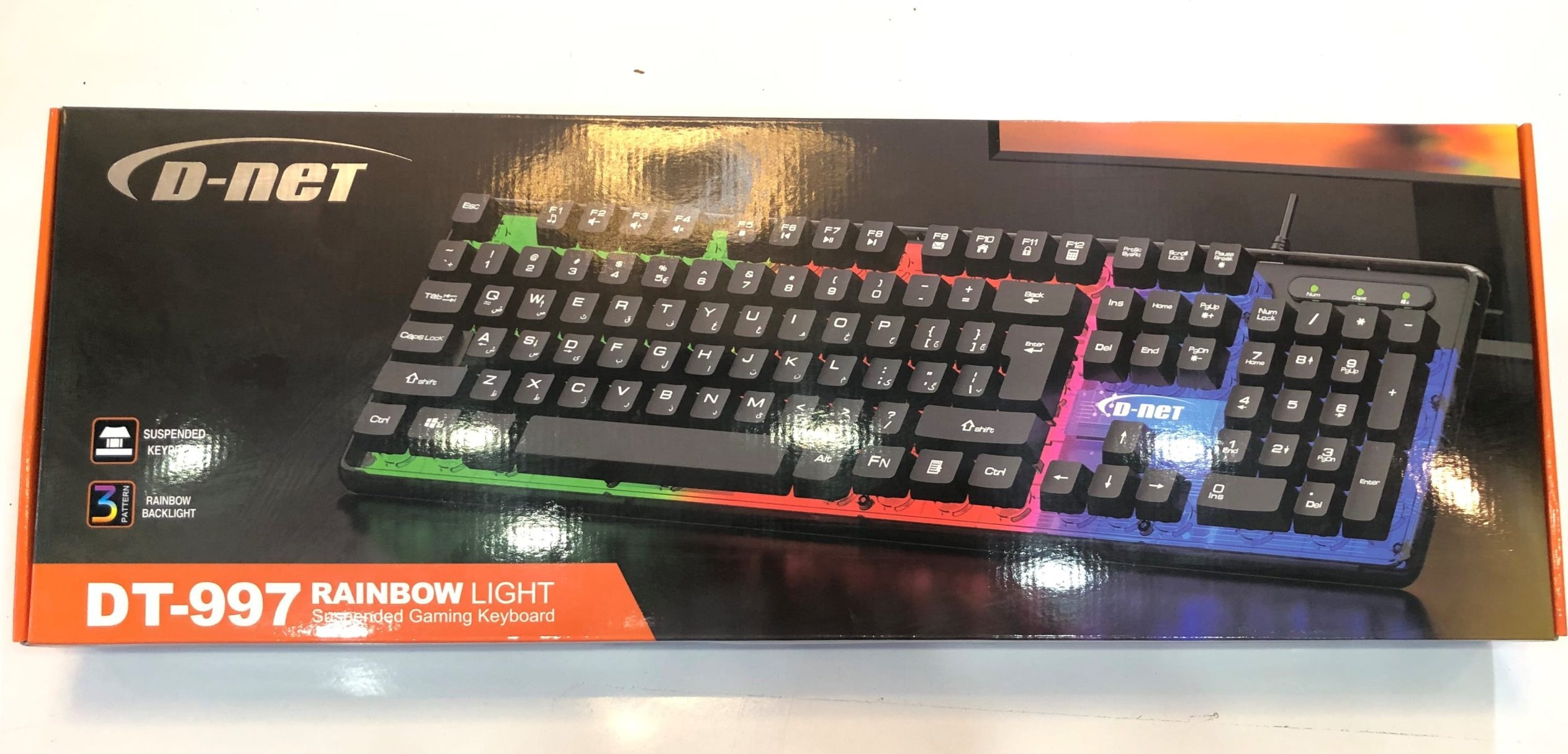 کیبورد گیمینگ RGB مکانیکال  D-NET 997