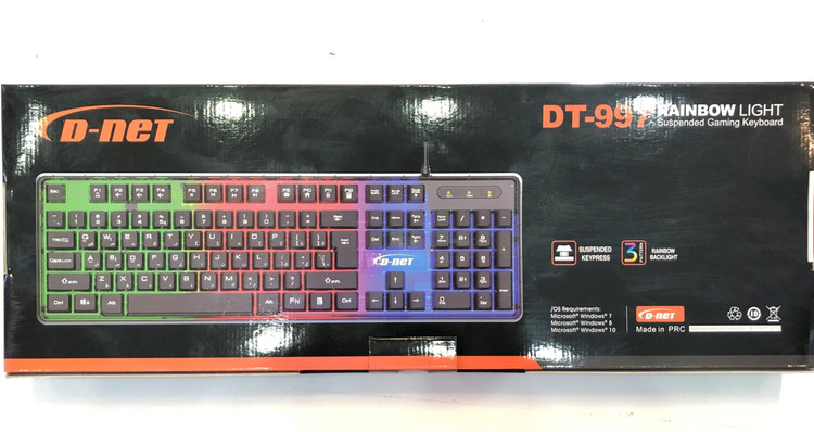 کیبورد گیمینگ RGB مکانیکال D-NET 997